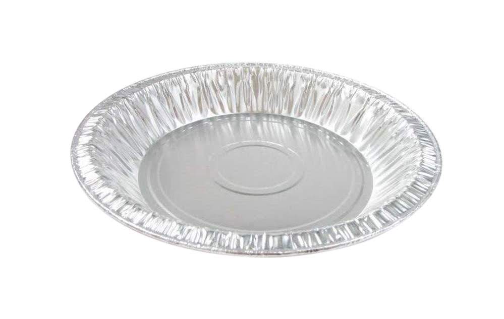 D & W Fine Pack 8" Disposable Aluminum Foil Pie Pan - Deep - Case of 1000  #816