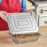 Disposable Foil Lids for Half Size Steam Table Pan - Case of 100 - #8200
