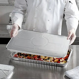 Foil Lid for Full Size Steam Table Pan -  Case of 50 - #8900