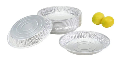 9" Disposable Foil Pie Pan Deep Depth - Case of 500 - #912 Superior Aluminum