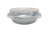 Handi-Stax 9" Round Gourmet To-Go Take Out Pans with Lids - Case of 50 Handi-Foil