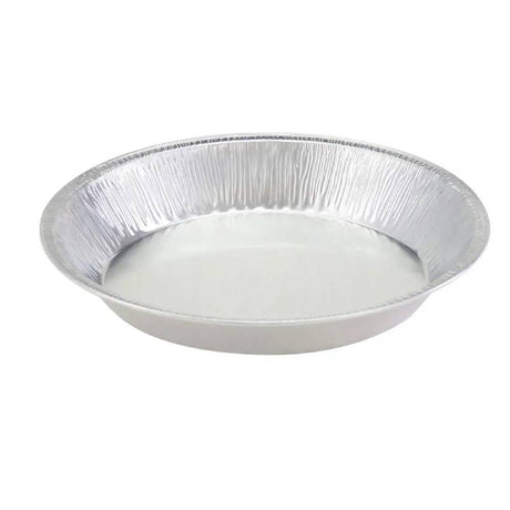 Molde para tarta de aluminio grueso desechable de 9" de Chief, hondo, caja de 200, n.º 977