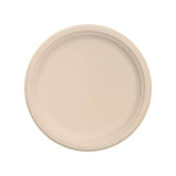 9" Round PFAS-Free Fiber Plate, Natural - Case of 500 - #9FBRP1