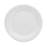 9" XPS Non-Laminated White Foam Plate (Reduced Cube) - Case of 500 - #9PWCR