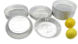 Molde para tarta desechable de aluminio liviano de 7" (caja de 1000 unidades, n.° A1500)