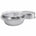 Bandeja de aluminio desechable de 8 oz con tapa de plástico a presión, de color liso (caja de 1000), n.° A42P