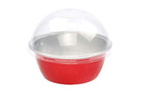 4 oz. Disposable Colored Aluminum Ramekins with Lids Case of 2000- #A50P