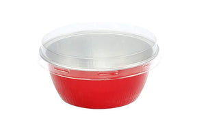4 oz. Disposable Colored Aluminum Ramekins with Lids Case of 2000- #A50P KitchenDance