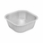 Moldes para postres de papel de aluminio de colores cuadrados de 4" - Caja de 1000 - #A6NL
