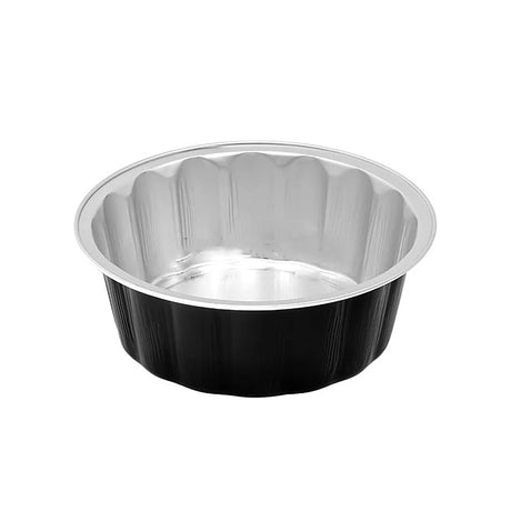 8 oz. Round Disposable Aluminum Foil Colored Dessert Pan - Case of 1000- #A8NL