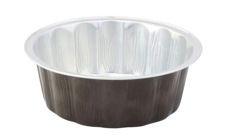 8 oz. Round Disposable Aluminum Foil Colored Dessert Pan - Case of 1000- #A8NL