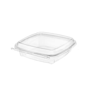 Safe-T-Chef 44 oz. Tamper Evident & Tamper Resistant Microwavable Takeout Container - Case of 84 Inline Plastics