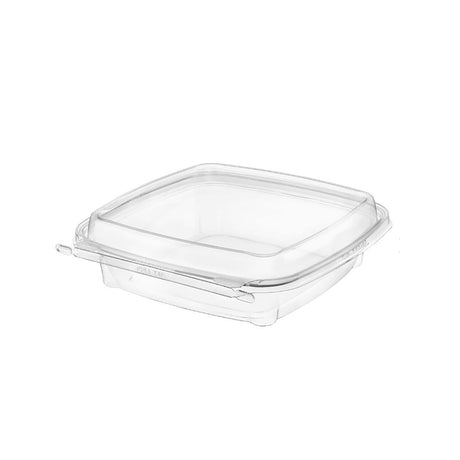 Safe-T-Chef 44 oz. Tamper Evident & Tamper Resistant Microwavable Takeout Container - Case of 84 Inline Plastics