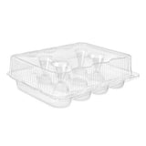 12 Count Plastic Cupcake Container- Case of 100 - #CPC-212