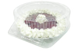 8" Plastic High Dome Clamshell Pie Container - Case of 200  #CPC-118 Inline Plastics