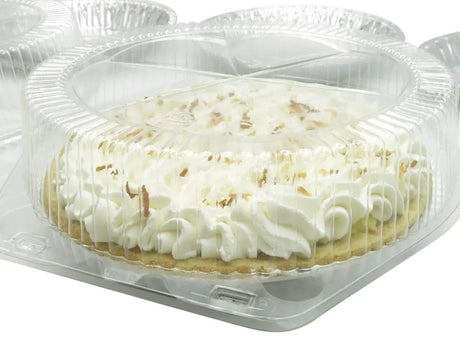 9" Plastic High Dome Clamshell Pie Container - Case of 200  #CPC119 Inline Plastics