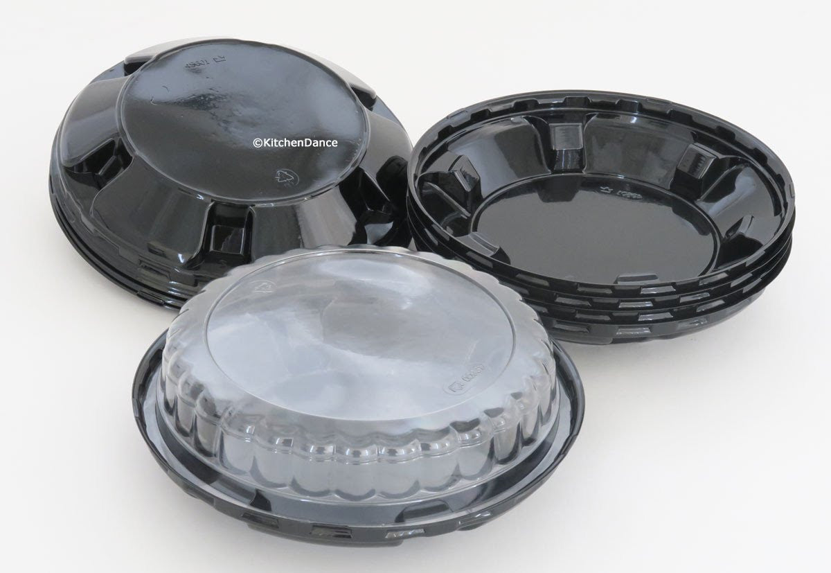 6" Disposable Plastic Pie Container - Case of 200 - #CPC496