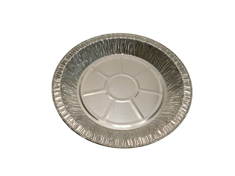 Molde para tarta desechable de aluminio de 9" de profundidad media - Caja de 500 - N.º D64