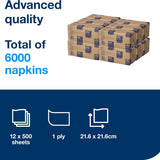 Tork Universal Interfold Xpressnap® Café Dispenser Napkin - Case of 12 - #DX606E