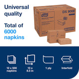 Tork Xpressnap® Natural Universal Dispenser Napkin - Case of 12 - #DX906E Tork