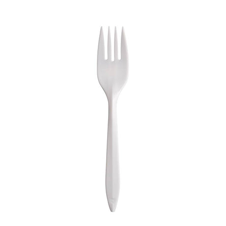 Medium Weight PP White Fork - Case of 1000 - #F6OW