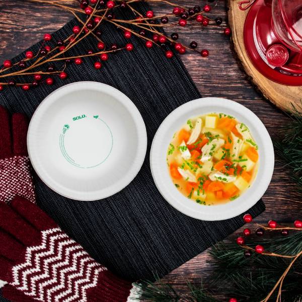 Dart Solo ProPlanet™ Seal 12 oz. Paper Bowl - Case of 1000 - #HB12-PLANET