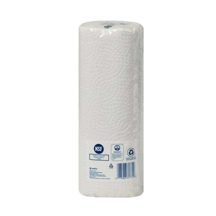 Tork 2 Ply Perforated White Roll Towel - Case of 30 - #HB1990A