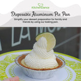 5" Disposable 8 oz. Individual Size Foil Tart /Pie Pan Case of 1000 - #501NL