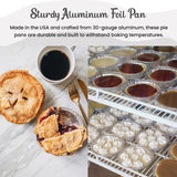 5" Disposable 8 oz. Individual Size Foil Tart /Pie Pan Case of 1000 - #501NL