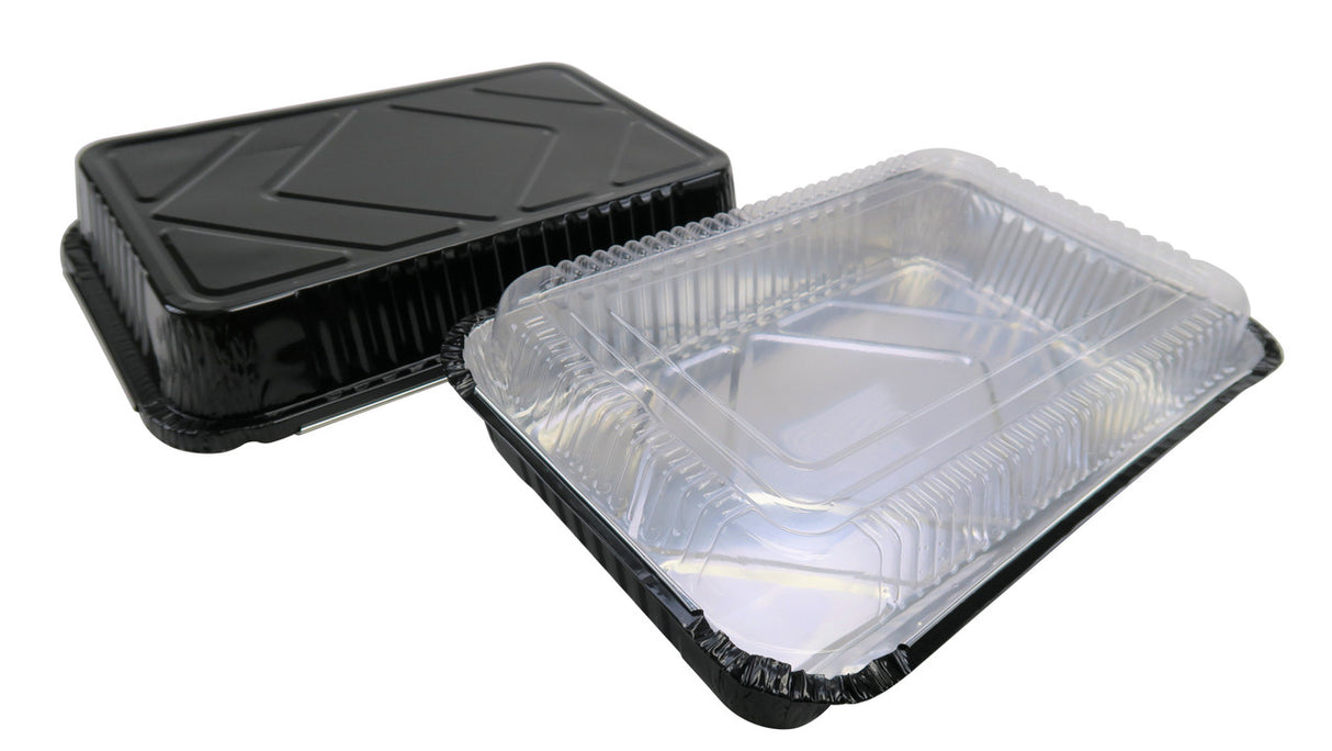 Recipiente desechable para alimentos de 4 ½ lb con tapa de plástico - Caja de 200 n.º 52180P