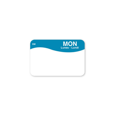 DissolveMark® Day of the Week Labels - Roll of 250 DayMark Safety Systems