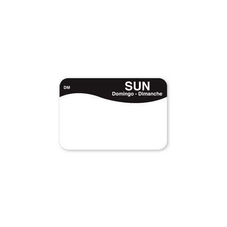 DissolveMark® Day of the Week Labels - Roll of 250 DayMark Safety Systems