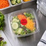 DuraMark 1" No Tomato Deli Red Circle Label - Case of 24 - #IT111240