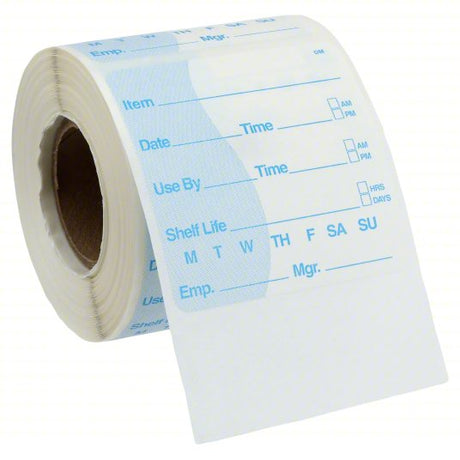 DissolveMark® 2x2 "Shelf Life/Use" By Food Labels - Roll of 250 - #IT112437 DayMark Safety Systems