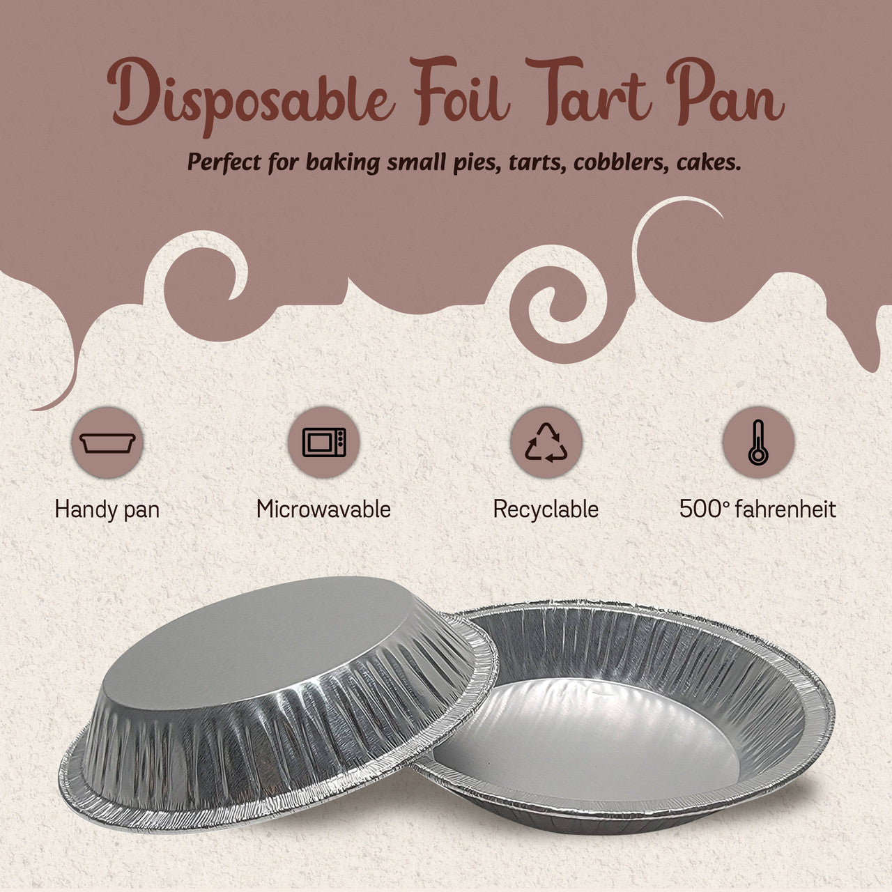 Mini foil pans best sale