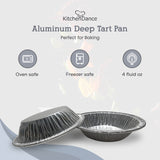 4¼" Disposable Aluminum Foil Tart Pan - Deep -Case of 1000  #425