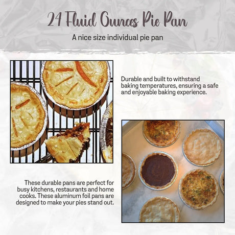 9" Disposable Aluminum Pie Pan - Medium Depth - Case of 500 - #D64 D & W Fine pack