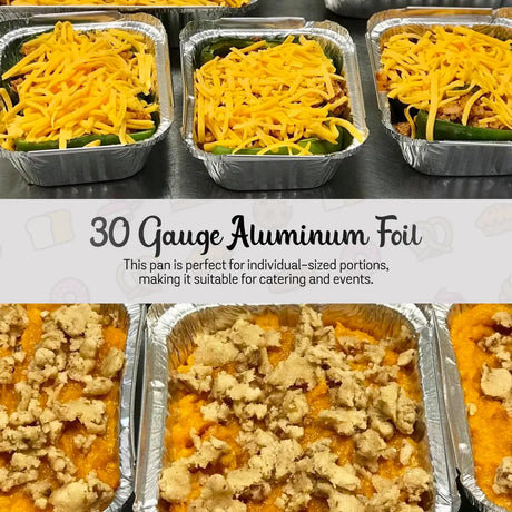 1 lb. Disposable Aluminum Take-out Pan with Plastic Lid  Case of 1000  #220P Handi-Foil