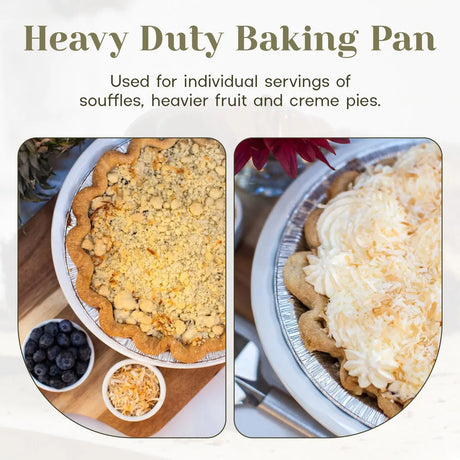 D & W  Fine Pack 11" Disposable Aluminum Foil Pie Pan - Case of 250 - #11104 D & W Fine pack