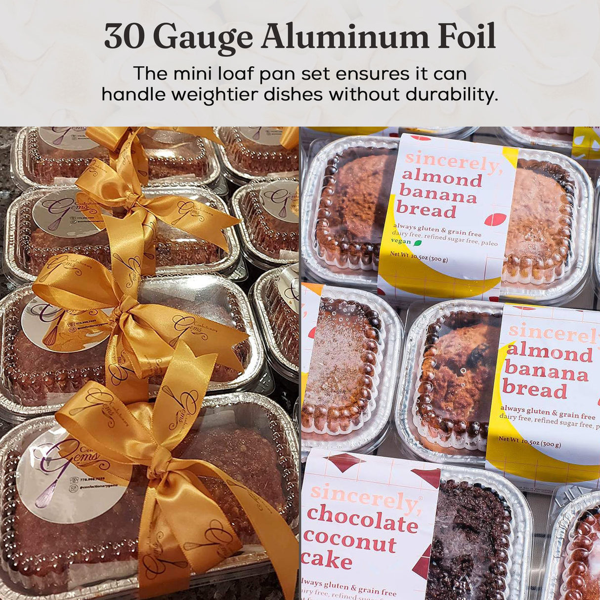 1 lb.  Aluminum Mini Loaf Pan - Case of 200  #5000NL