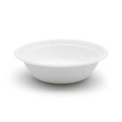 Earth Smart™ 8″ Round White Pulp Bowl, 32 oz. -  Case of 400