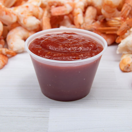 Dart Solo 4 oz. Translucent HIPS Plastic Portion Container - Case of 2500 - #P400N