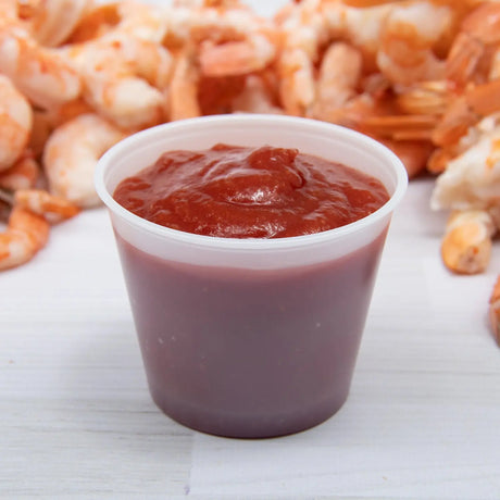 Dart 5.5 oz. Translucent HIPS Plastic Portion Container - Case of 2500 - #P550N Dart Container