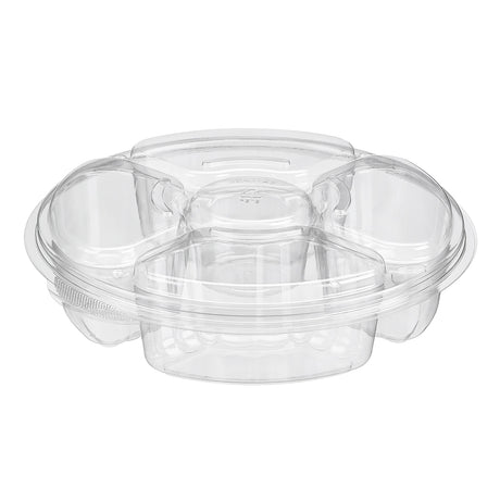 54 oz. Two Piece Platter with 5 Compartments - Case of 100 - #PL054C