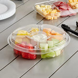 54 oz. Two Piece Platter with 5 Compartments - Case of 100 - #PL054C
