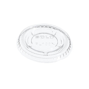 Dart Solo Clear 1 oz. PET Plastic Soufflé Cup Lid - Case of 2500 - #PL100N Dart Container