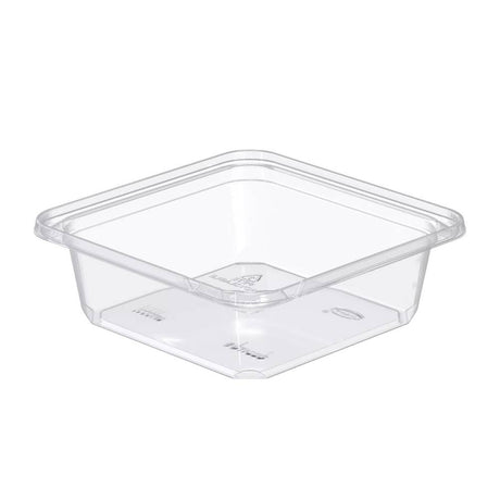 24 oz. Clear PET Plastic Tamper-Evident/Resistant Container - Case of 300 - #SB24TG1