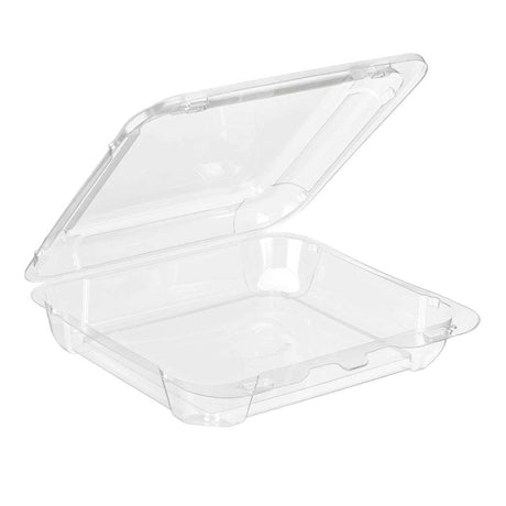 SureChoice 73 oz. Square Plastic Bakery Container - Case of 160 - #SC5130FS