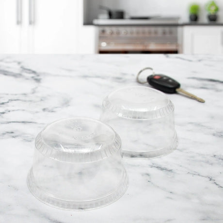 Dart Solo 8 oz. Clear PET Plastic Food Container Lid - Case of 1000 - #SDL58-0090 Dart Container