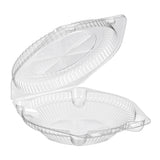 6" Plastic Clamshell Pie Container - Case of 300 - #CPC106